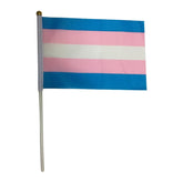 100 x Hand-Held Transgender Pride Flags